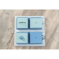 Trixie Dog Activity Poker Box 1 Strategiespel - Hondenspeelgoed - 31x31 cm Dark Navy Wit Level 2