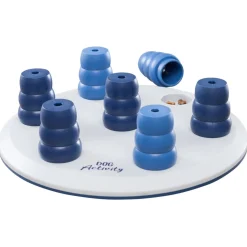 Trixie Dog Activity Solitaire Strategiespel - Hondenspeelgoed - Ø28 cm Dark Navy Wit Level 1