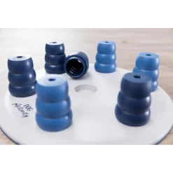 Trixie Dog Activity Solitaire Strategiespel - Hondenspeelgoed - Ø28 cm Dark Navy Wit Level 1