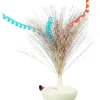 Trixie Feather Wobble - Kattenspeelgoed - Ø5x14 cm Wit