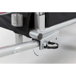 Trixie Fietskar - Hondenfietskar - Zwart Rood 63x68x75/137 Cm Tot 22 Kg Medium