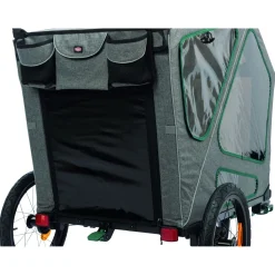 Trixie Fietskar - Hondenfietskar - Grijs Groen 80x103x98/147 Cm Tot 45 Kg Large