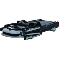 Trixie Fietskar Opvouwbaar - Hondenfietskar - Grijs Zwart 74x95x103/143 Cm Tot 33 Kg Large