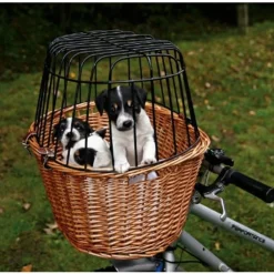 Trixie Fietsmand Stuur - Hondenfiets-accessoires - 48x44x33 cm Natural