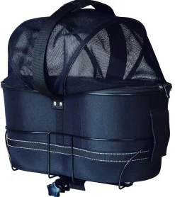 Trixie Fietstas Elektrische Fiets - Hondenfiets-accessoires - 42x29x48 cm Zwart