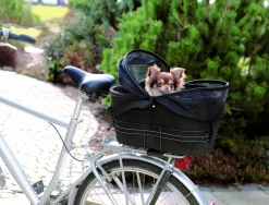 Trixie Fietstas Elektrische Fiets - Hondenfiets-accessoires - 42x29x48 cm Zwart