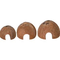 Trixie Halve Kokosnoot Set À 3 - Speelgoed - 3 stuks Ø8/10/12 Cm