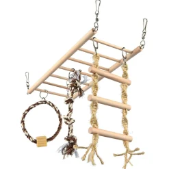 Trixie Hangbrug - Vogelspeelgoed - 35x15 cm