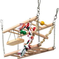 Trixie Hangbrug Met 2 Verdiepingen - Speelgoed - 27x16x10 cm