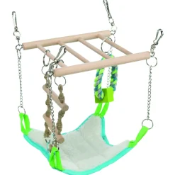 Trixie Hangbrug Met Hangmat - Speelgoed - 17x15x22 cm