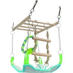 Trixie Hangbrug Met Hangmat - Speelgoed - 17x15x22 cm