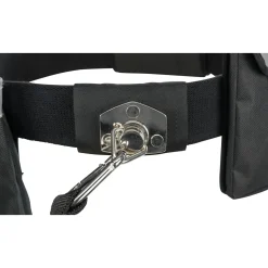 Trixie Hondenlijn Met Heupriem - Hondenhardlooplijn - Zwart 60-120x0.4 Cm