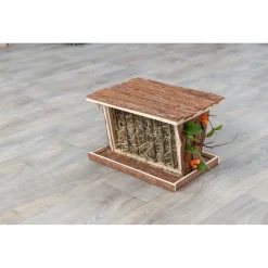 Trixie Hooiruif Met Bodem En Deksel - Ruif - 4x22x3 cm