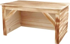 Trixie Houten Afdak - Kooi Accessoire - 50x31x26 cm Gevlamd