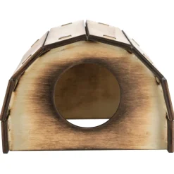 Trixie Houten Huis Mikkel - Kooi Accessoire - 13x9x12 cm Gevlamd