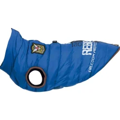 Trixie Jas Saint-Malo Met Tuig Blauw - Hondenkleding