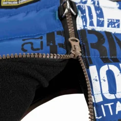 Trixie Jas Saint-Malo Met Tuig Blauw - Hondenkleding