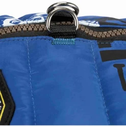 Trixie Jas Saint-Malo Met Tuig Blauw - Hondenkleding