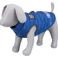 Trixie Jas Saint-Malo Met Tuig Blauw - Hondenkleding