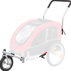 Trixie Joggingkit Voor Fietskar Rood/Zwart - Hondenfietskar - L