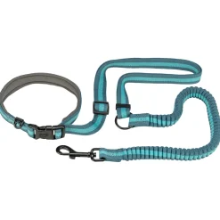 Trixie Jogginglijn - Hondenhardlooplijn - Blauw 133-180x2.0 Cm