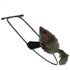 Trixie Kattenspeelgoed Muis Pluche Voor Deurkozijn - Kattenspeelgoed - 8/190 cm