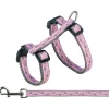 Trixie Kattentuig Met Riem 27–45 Cm/13 Mm. 1.20 M - Kattenharnas - Grijs Pink 27-45x1.3/120 Cm