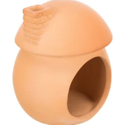 Trixie Keramiekhuis Paddenstoel - Kooi Accessoire - Ø11x11 cm Terracotta