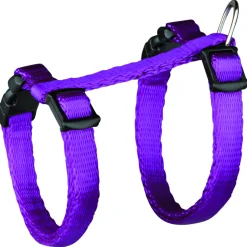 Trixie Kittentuig Met Riem Nylon - Kattenharnas - Multi-Color 19-31x0.8x120 Cm