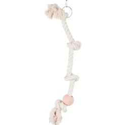 Trixie Klim- En Klautertouw - Vogelspeelgoed - 60 cm Ecru Ø 23 Mm