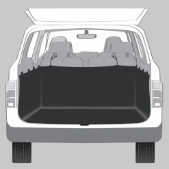 Trixie Kofferbak-Beschermdeken - Hondenautoaccessoire - 230x170 cm Zwart