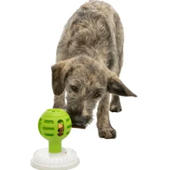 Trixie Lick'N' Snack Bal - Hondenspeelgoed - Groen Grijs Ø8/12x13 Cm