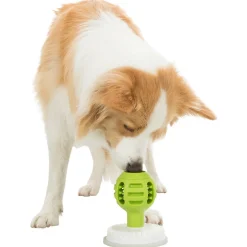Trixie Lick'N' Snack Bal - Hondenspeelgoed - Groen Grijs Ø8/12x13 Cm