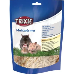Trixie Meelwormen Gedroogd - Knaagdiersnack - 70 g