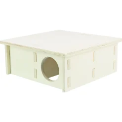 Trixie Meerkamerhuis. 4 Kamers - Kooi Accessoire - 30x30x12 cm