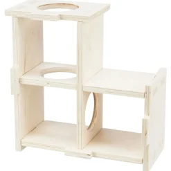 Trixie Meerkamerhuis. 3 Kamers - Kooi Accessoire - 30x30x12 cm