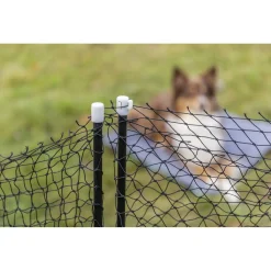 Trixie Mobiele Hondenomheining - Hondenopvoeding - 15 m Zwart