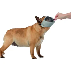 Trixie Muilkorf Voor Rassen Met Platte Neus Grijs - Hondenopvoeding