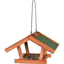 Trixie Natura Voederhuis. Ophangbaar - Voederhuis - 30x18x28 cm Bruin