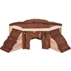 Trixie Natural Living Hoekhuis Thordis - Kooi Accessoire - 21x7x19 cm Bruin