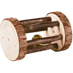 Trixie Natural Living Speelrol Met Belletje - Speelgoed - Ø5x7 cm