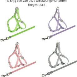Trixie One Touch Kattentuig Met Riem - Kattenharnas - Assorti 26-37 Cm