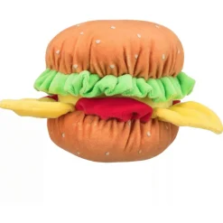 Trixie Pluche Hamburger - Hondenspeelgoed - 13 cm