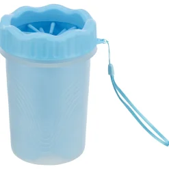 Trixie Pootreiniger Silicone - Hondenpootverzorging - Blauw M/L