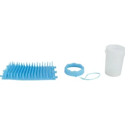 Trixie Pootreiniger Silicone - Hondenpootverzorging - Blauw M/L