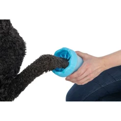 Trixie Pootreiniger Silicone - Hondenpootverzorging - Blauw M/L