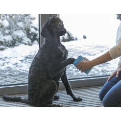 Trixie Pootreiniger Silicone - Hondenpootverzorging - Blauw M/L