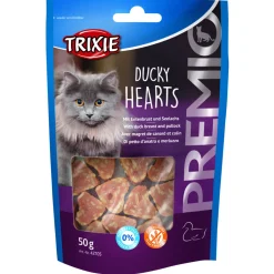 Trixie Premio Hearts - Kattensnack - Eend Koolvis 50 g