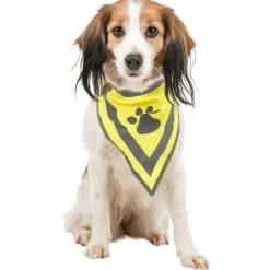 Trixie Reflecterende Bandana Geel - Hondenkleding
