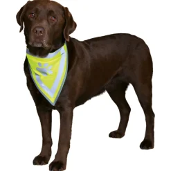 Trixie Reflecterende Bandana Geel - Hondenkleding